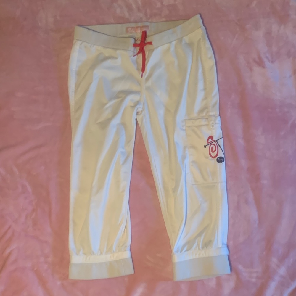 Stüssy Beige Capri Pants.